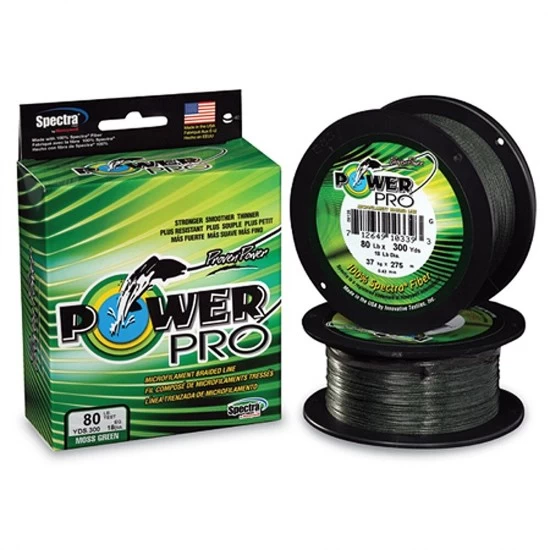 Shimano Power Pro Braided Line Vert Mousse 0.13mm 1370m 1 Shimano Power Pro Braided Line Vert Mousse 0.13mm 1370m