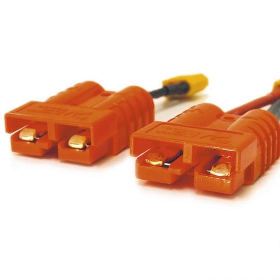 Jarocells Anderson SB50 Orange (12V) Vers XT60 Mâle 14AWG (0.15m) 2 Jarocells Anderson SB50 Orange (12V) Vers XT60 Mâle 14AWG (0.15m) – Image 2