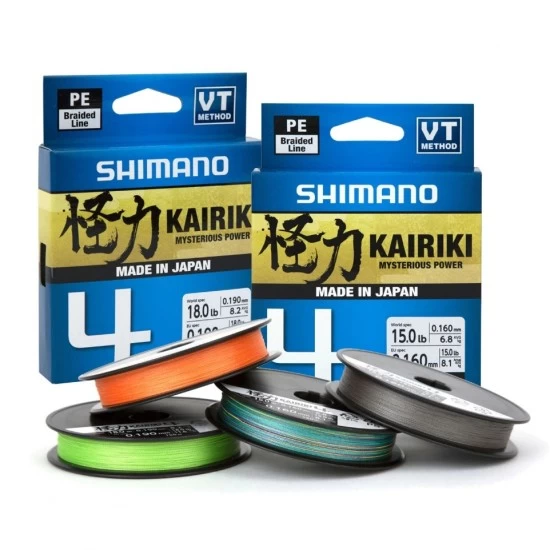 Shimano Ligne Kairiki 4 3000m 0.16mm 8.1kg Mantis Vert 1 Shimano Ligne Kairiki 4 3000m 0.16mm 8.1kg Mantis Vert