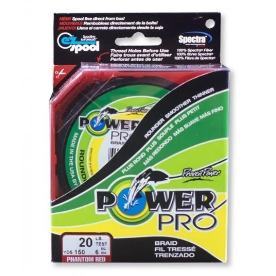 Shimano Power Pro Braided Line Rouge Vermillon 0.28mm 2740m 1 Shimano Power Pro Braided Line Rouge Vermillon 0.28mm 2740m