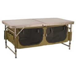Tableau Des Sessions De Stockage Fox -Pêche Rabais Boutique cac784 fox session storage table mesh closed legs retracted 550x550w