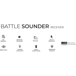 Black Cat Battle Sounder Receiver Black -Pêche Rabais Boutique resize img203 550x550w