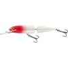 Salmo White Fish Jointed Deep Runner Édition Limitée 13cm Tête Rouge