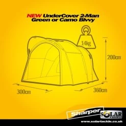 Solar Undercover 2 Place Bivouac Capsule Intérieure -Pêche Rabais Boutique y3U0RpMQ 550x550 1